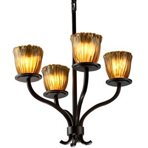 Veneto Luce Sonoma Chandelier by Justice Design Group - Starlight Lighting USA and Canada